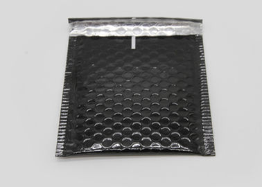 Λαμπρή μαύρη μόνη φυσαλίδα Mailers σφραγίδων με την ανθεκτική ταινία φύλλων αλουμινίου υγρασίας