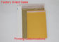 Προσαρμόστε την κίτρινη εκτύπωσης της Kraft εγγράφου ίντσα ταχυδρομικών τελών 10*12 φυσαλίδων μειωμένη Mailers