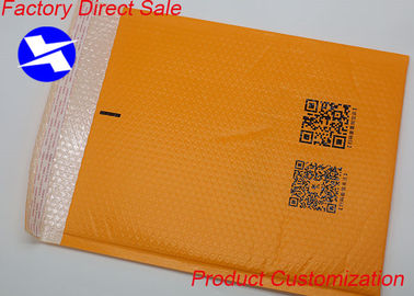 Πορτοκαλί πολυ προσαρμοσμένο τσάντες μέγεθος Copperplate ναυτιλίας Mailer φυσαλίδων/εκτύπωση όφσετ