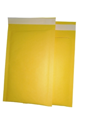 Ισχυροί συγκολλητικοί κίτρινοι γεμισμένοι έγγραφο στέλνοντας φάκελοι Mailers Kraft φυσαλίδων
