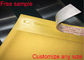 Κίτρινη της Kraft εγγράφου αποστολής εκτύπωση λογότυπων σφραγίδων φακέλων αυτοκόλλητη διαθέσιμη